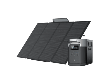 Kit solaire EcoFlow DELTA Max 2016 Wh + panneau 400W – générateur électrique portable 2400W