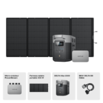 Générateur solaire EcoFlow DELTA Max avec panneau solaire 400 W – Station électrique portable 2016 Wh - Image 3